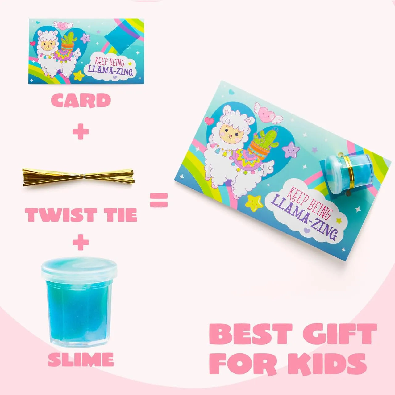 30 Pack Fantasy Slime with Cards - Stress Relief Fidget Toy