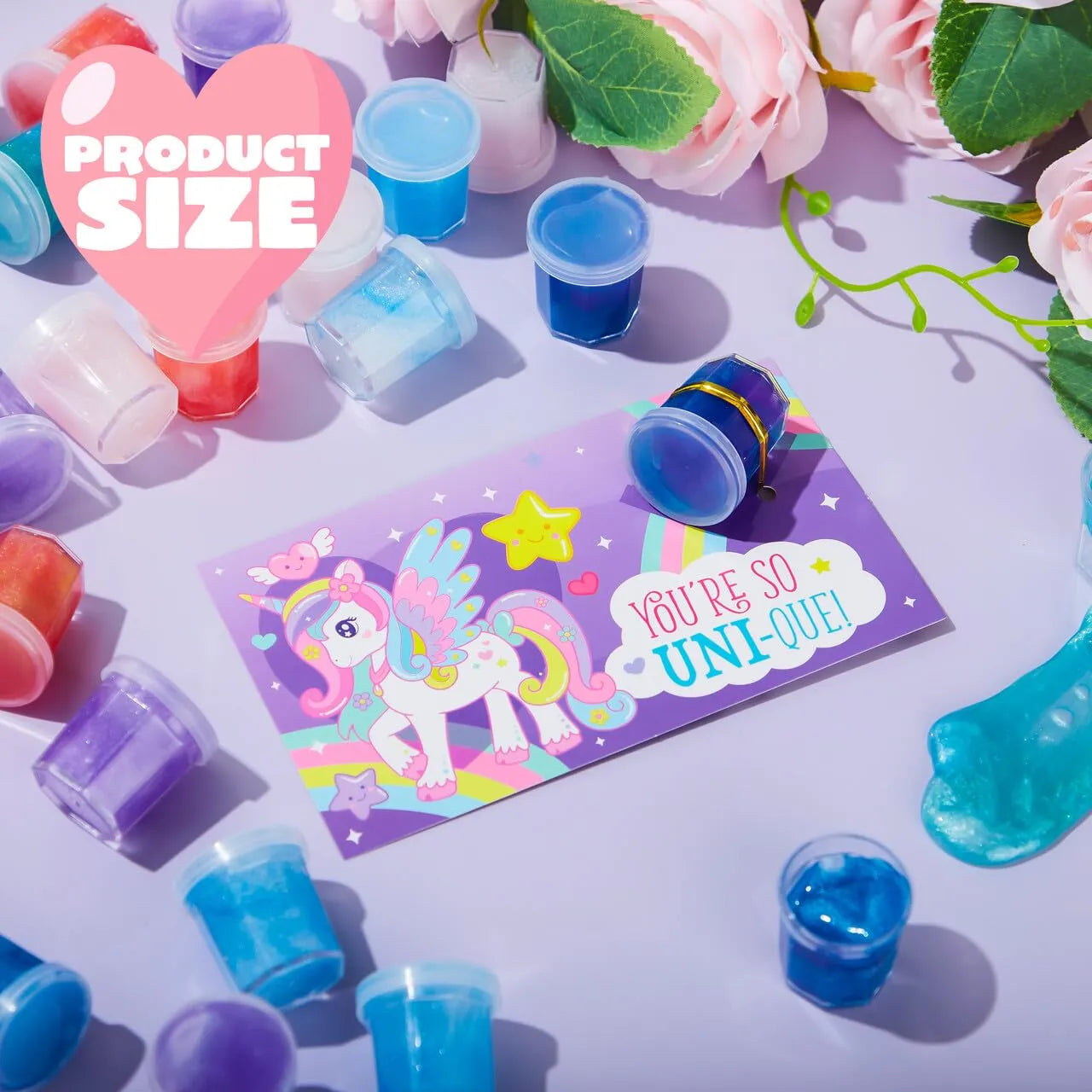 30 Pack Fantasy Slime with Cards - Stress Relief Fidget Toy