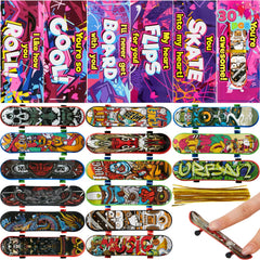 30 Packs Valentine’s Day Mini Finger Skateboards with Cards