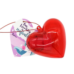30-Pack Unicorn Stamper Filled Hearts with Valentine's Day Cards for Kids Classroom Exchange Gifts