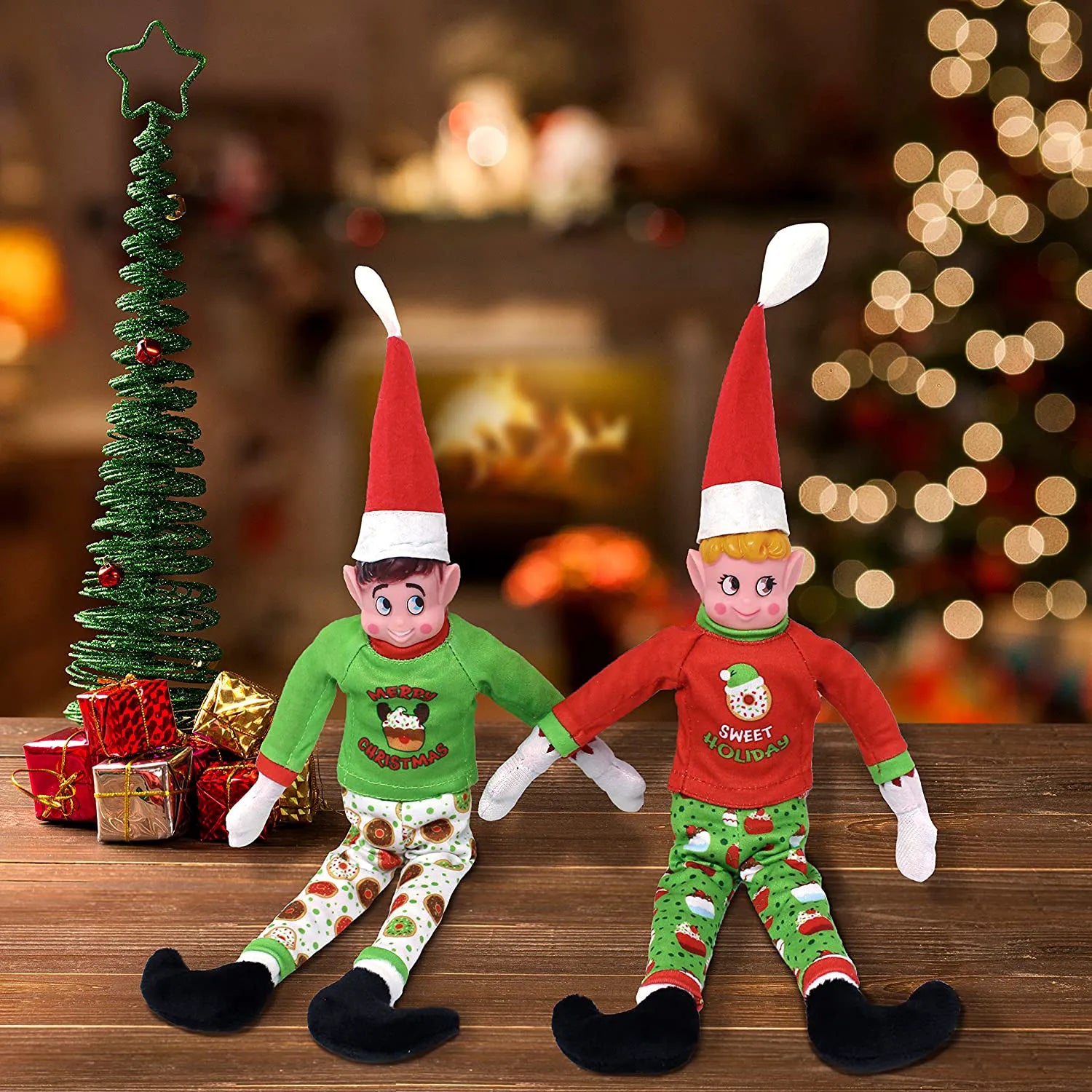 Ugly Christmas Sweater for Elf Doll
