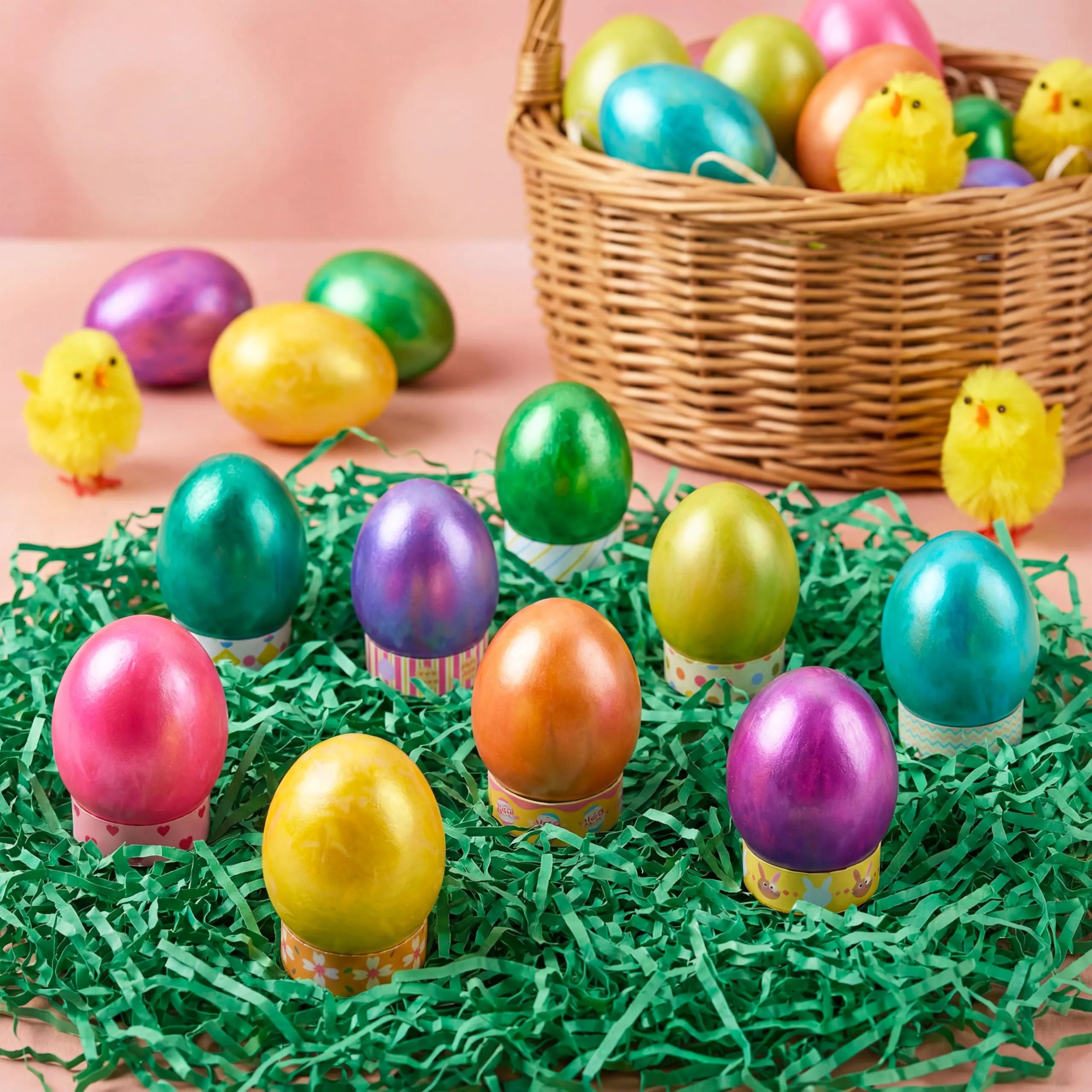 34-Piece Easter Egg Dye DIY Kit for Kids Activities & Parties