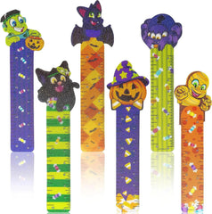 36 Pcs 6 Designs Halloween Bookmark Rulers