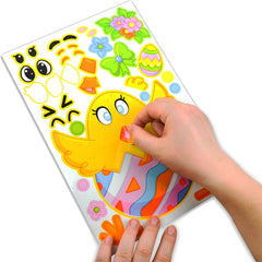 36-Piece Easter Mix & Match Make-a-Face Animal Stickers