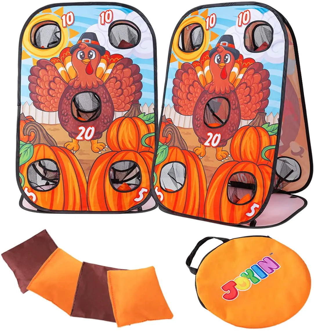 Portable Collapsible Toss Game Board