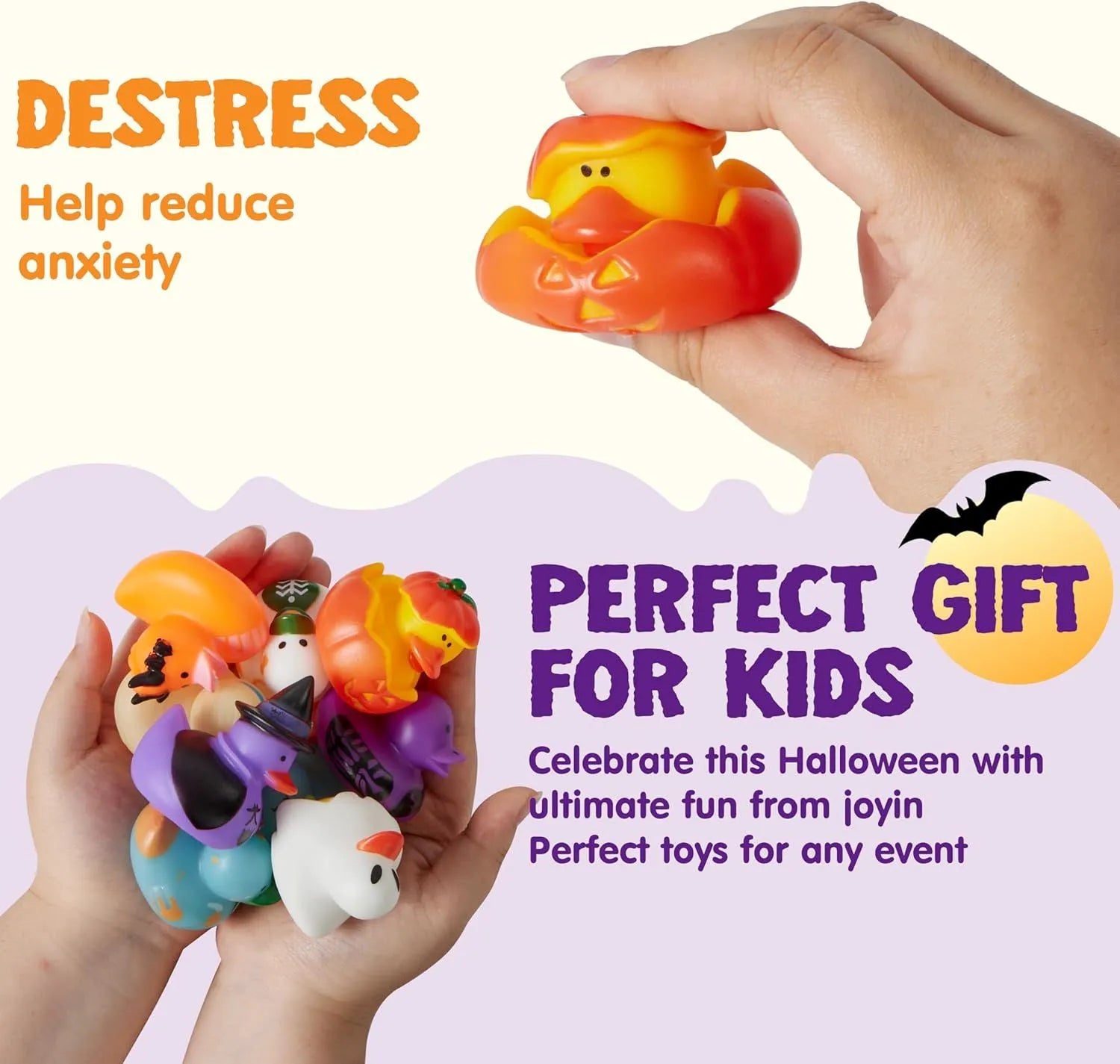 24 Halloween Floating Rubber Ducks