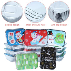 36-Pack Christmas Cookie Tins with Lids for Gift Giving