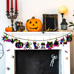 120 Pcs Halloween Rainbow Scratch Art Crafts for Kids