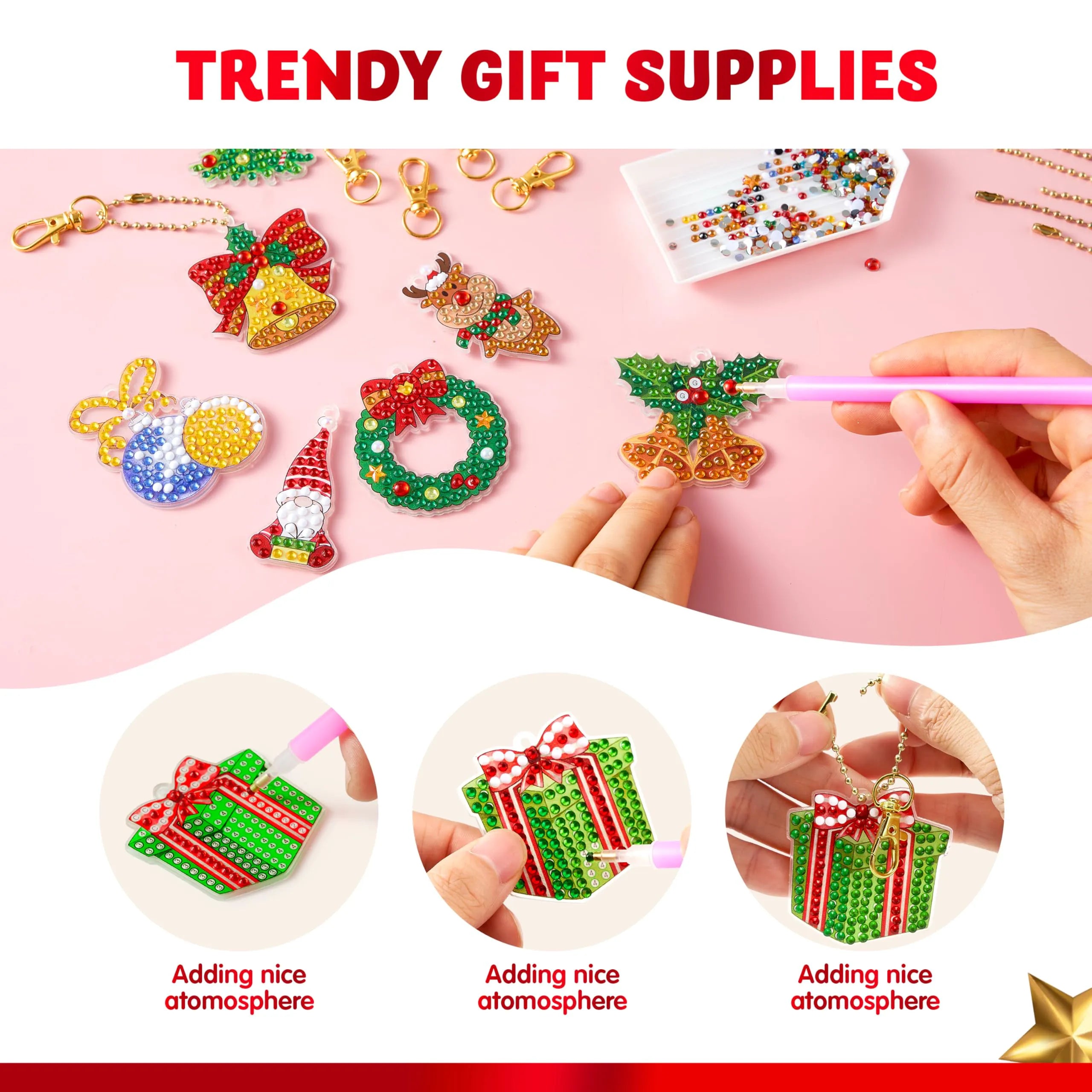 Christmas Advent Calendar Gem Painting Kit
