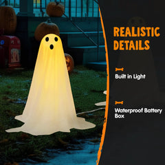 3Pcs Halloween Outdoor Ghost Pathway Lights