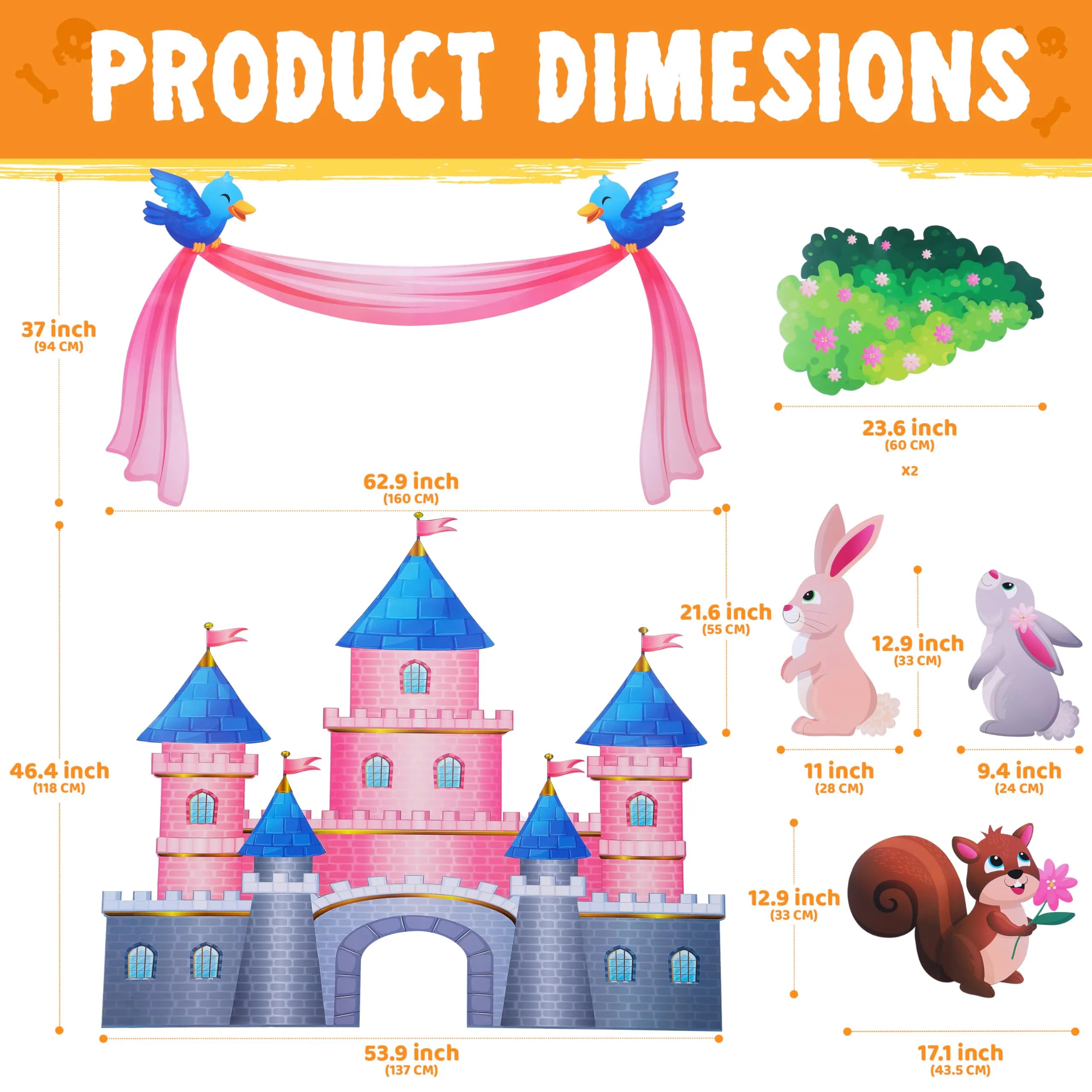 Castle-Themed Halloween Trunk or Treat Car Decoration Kit