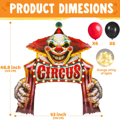 Halloween Clown Circus Carnival Decoration Kit