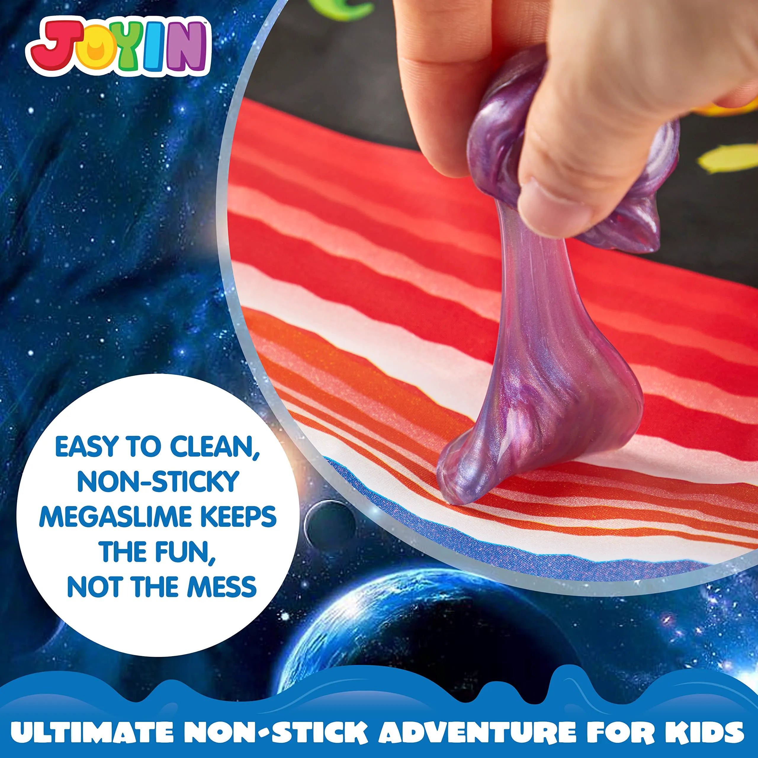 24 Pack Galaxy Slime Ball Party Favors