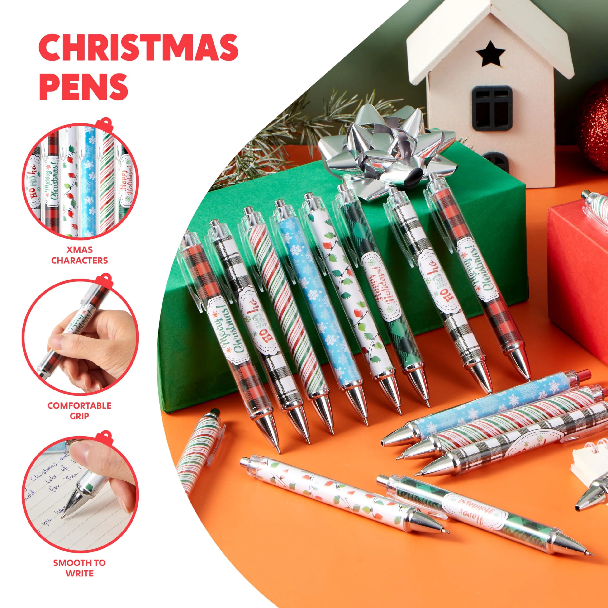 24 Pack Christmas Ballpoint Pens