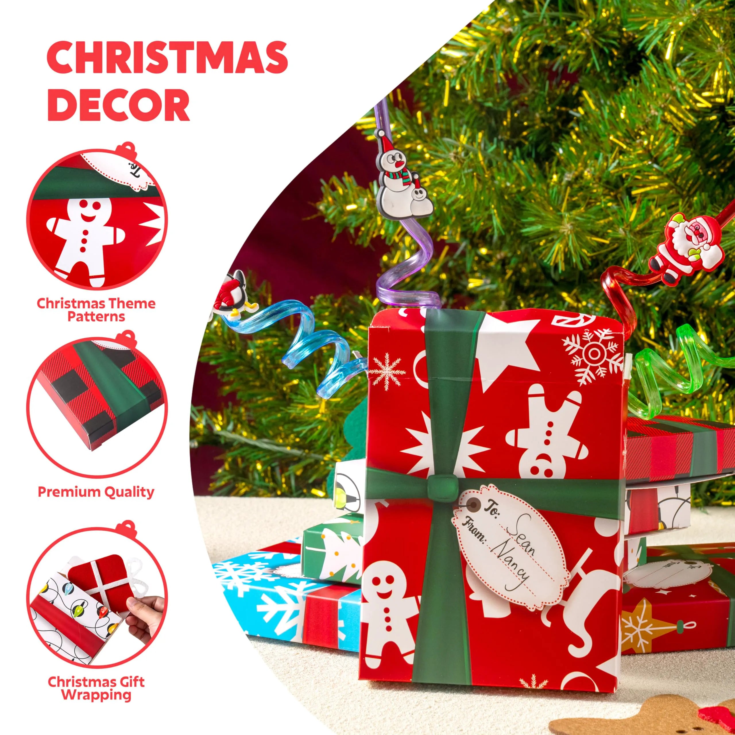 6 Christmas Card Holder Gift Boxes