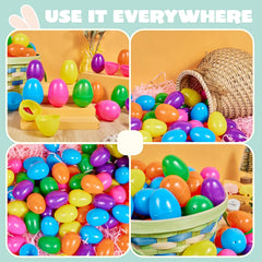 300 PCS 2.3" Eggshell Bulks for Easter Hunt