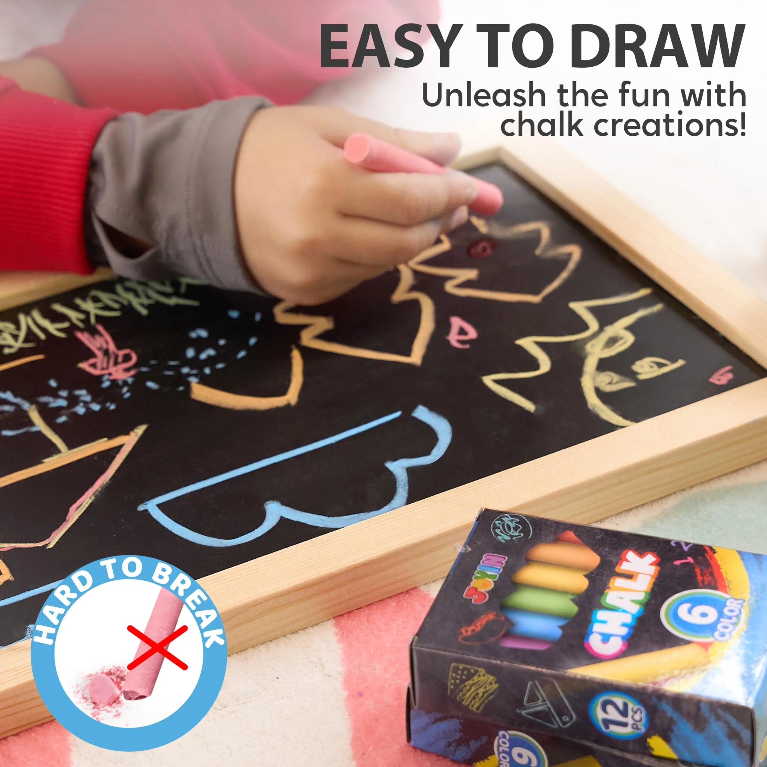 432 Counts Mini Chalk Set for Kids, Non-Toxic, for Boys & Girls Ages 3+ (36 Boxes)