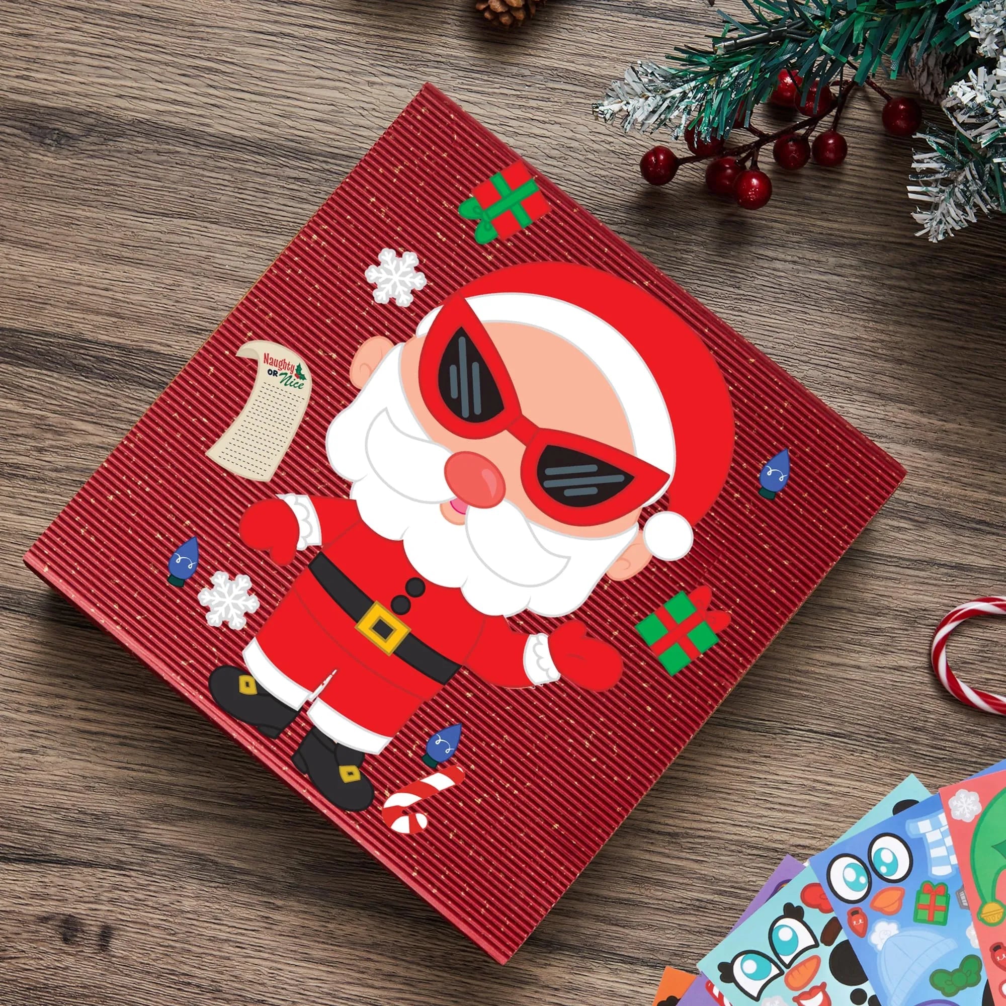 Christmas Make-A-Face Sticker: Create Your Own Arts & Crafts