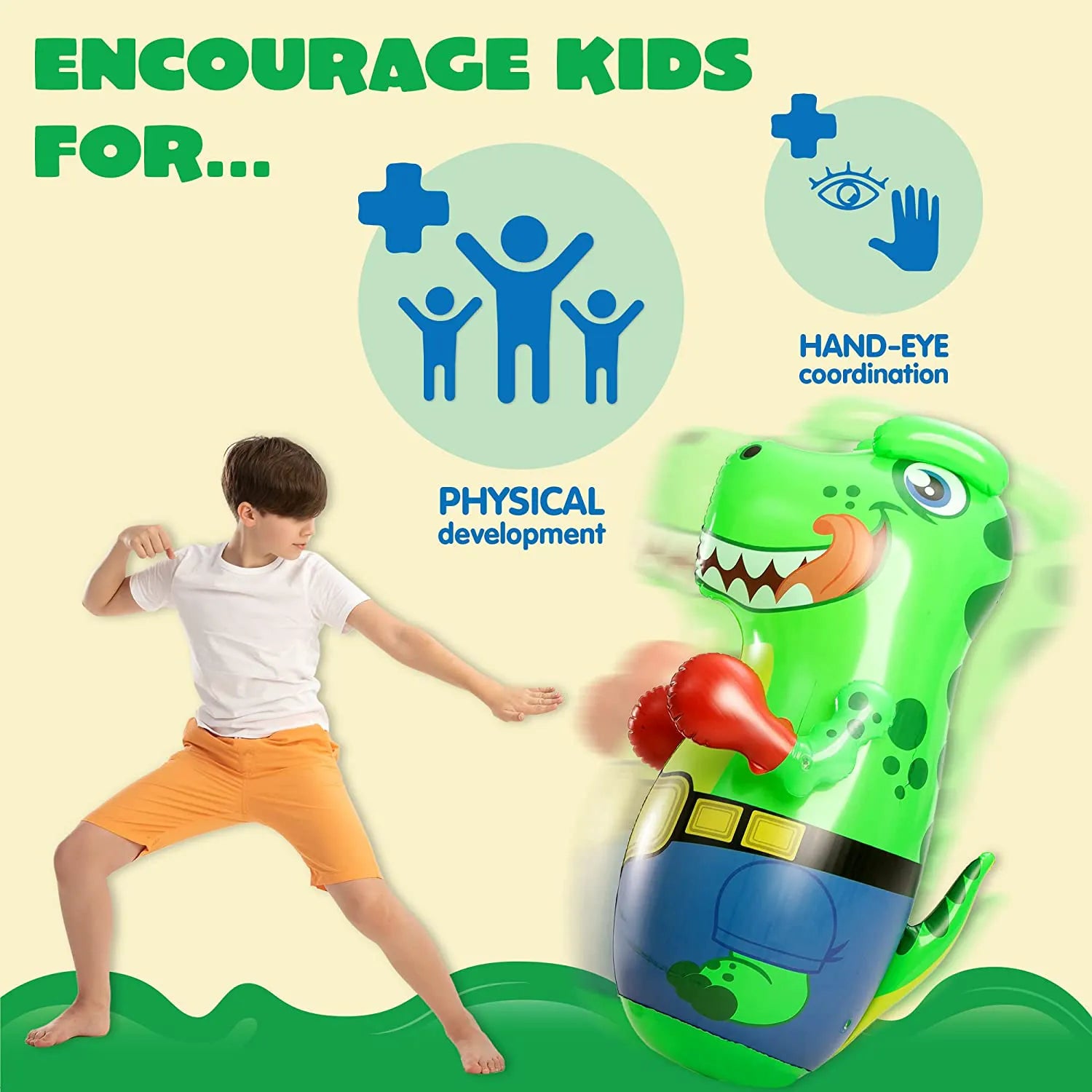 47in Inflatable T-rex Bopper
