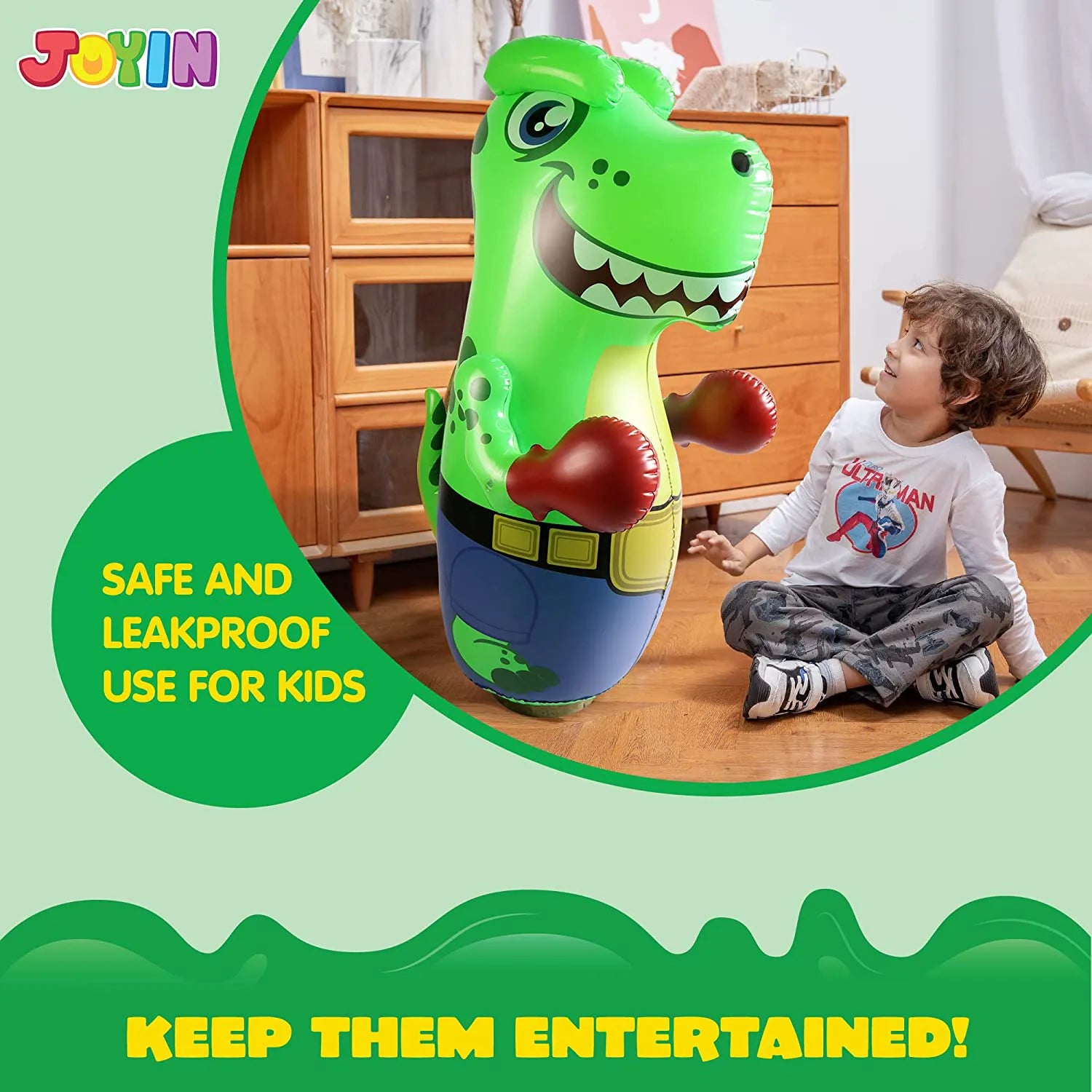 47in Inflatable T-rex Bopper