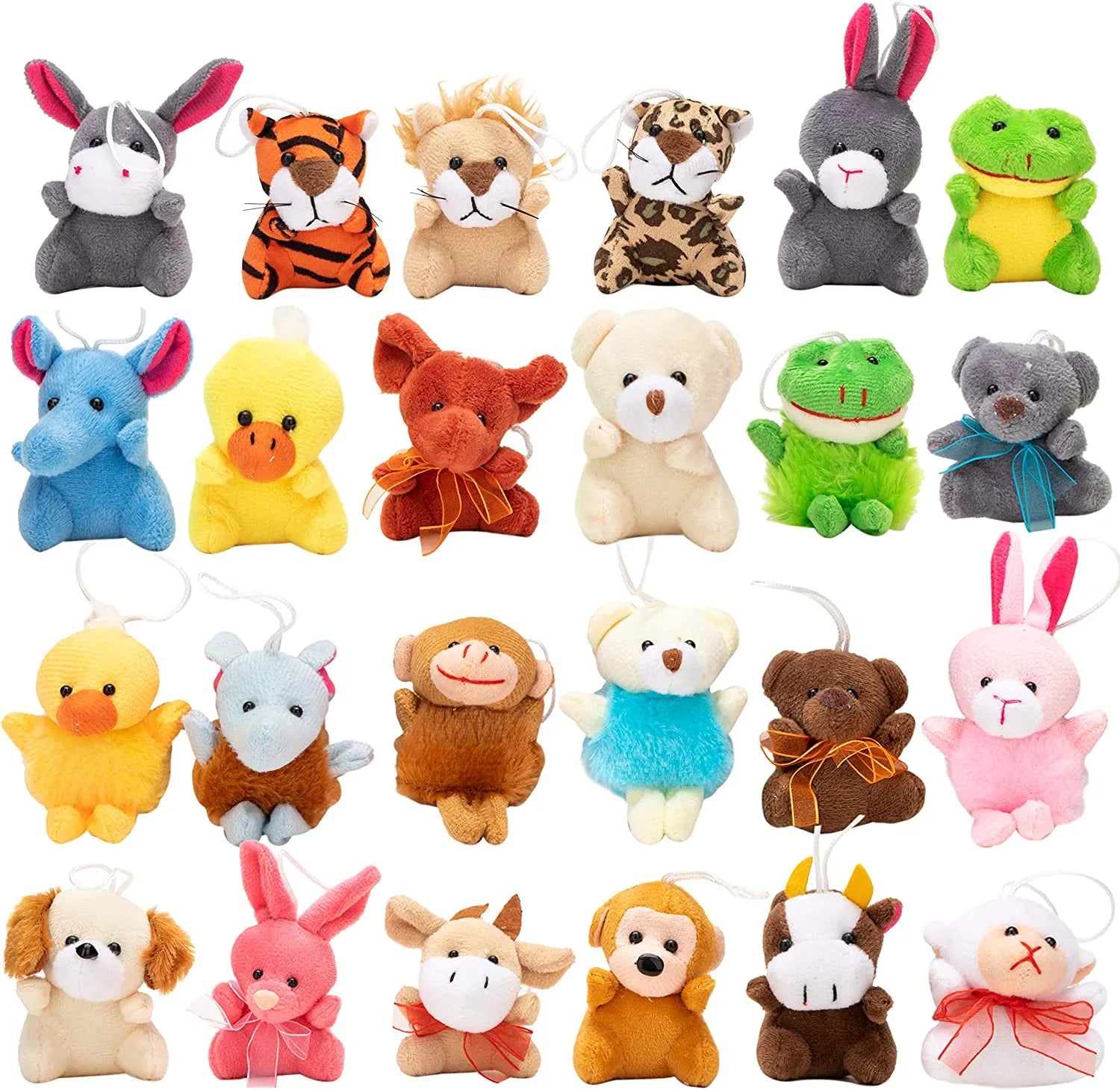 48-Pack Animal Plush Toys in Prefilled Easter Eggs