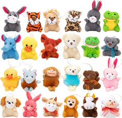 48-Pack Animal Plush Toys in Prefilled Easter Eggs