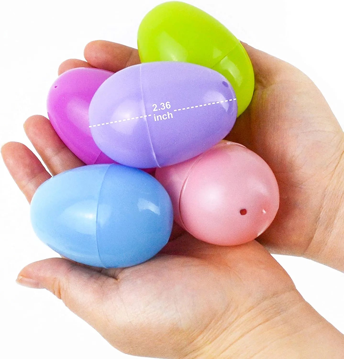 48-Pack Animal Plush Toys in Prefilled Easter Eggs