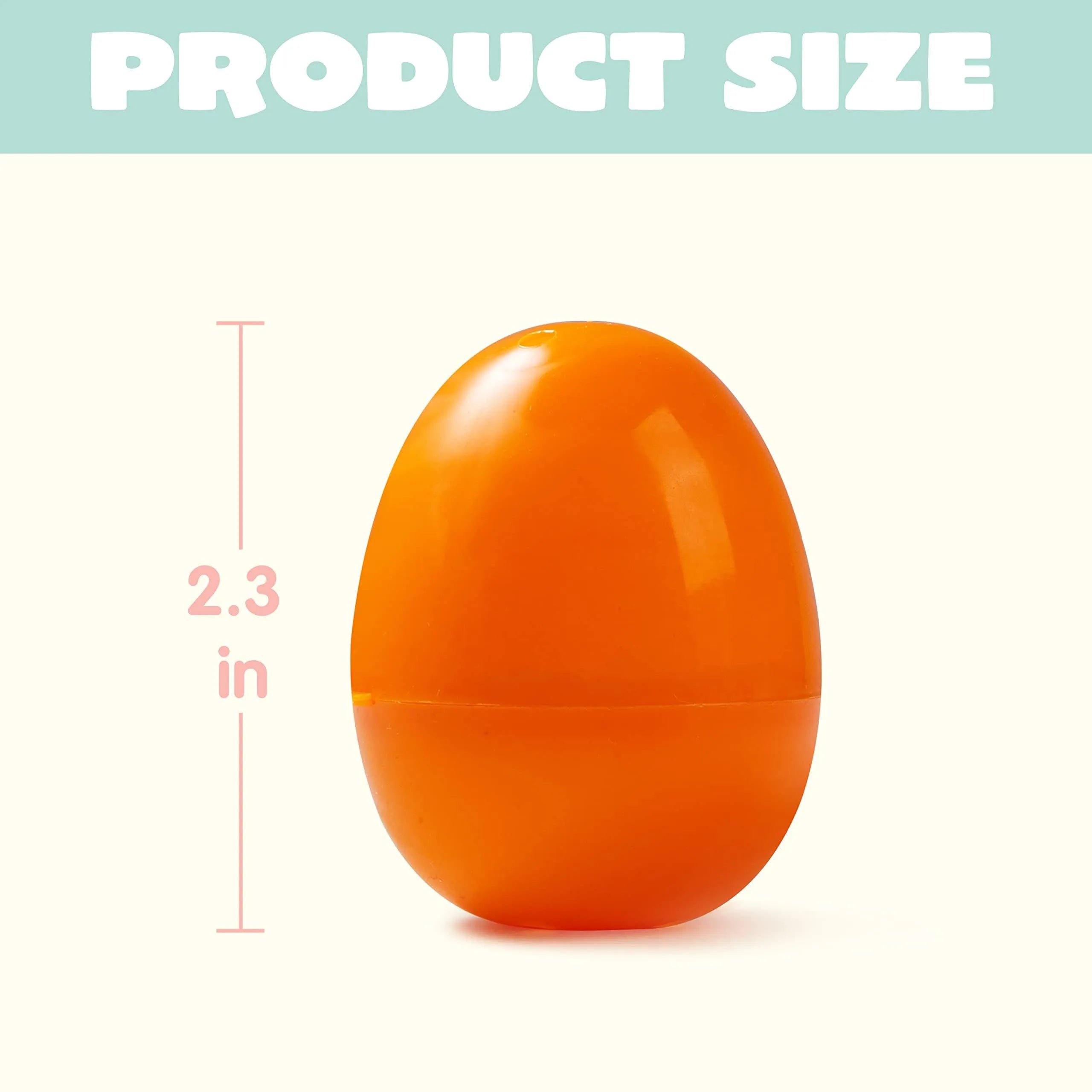 50 Pack Fillable Plastic Easter Eggs for Easter Egg Hunt