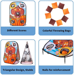 Portable Collapsible Toss Game Board