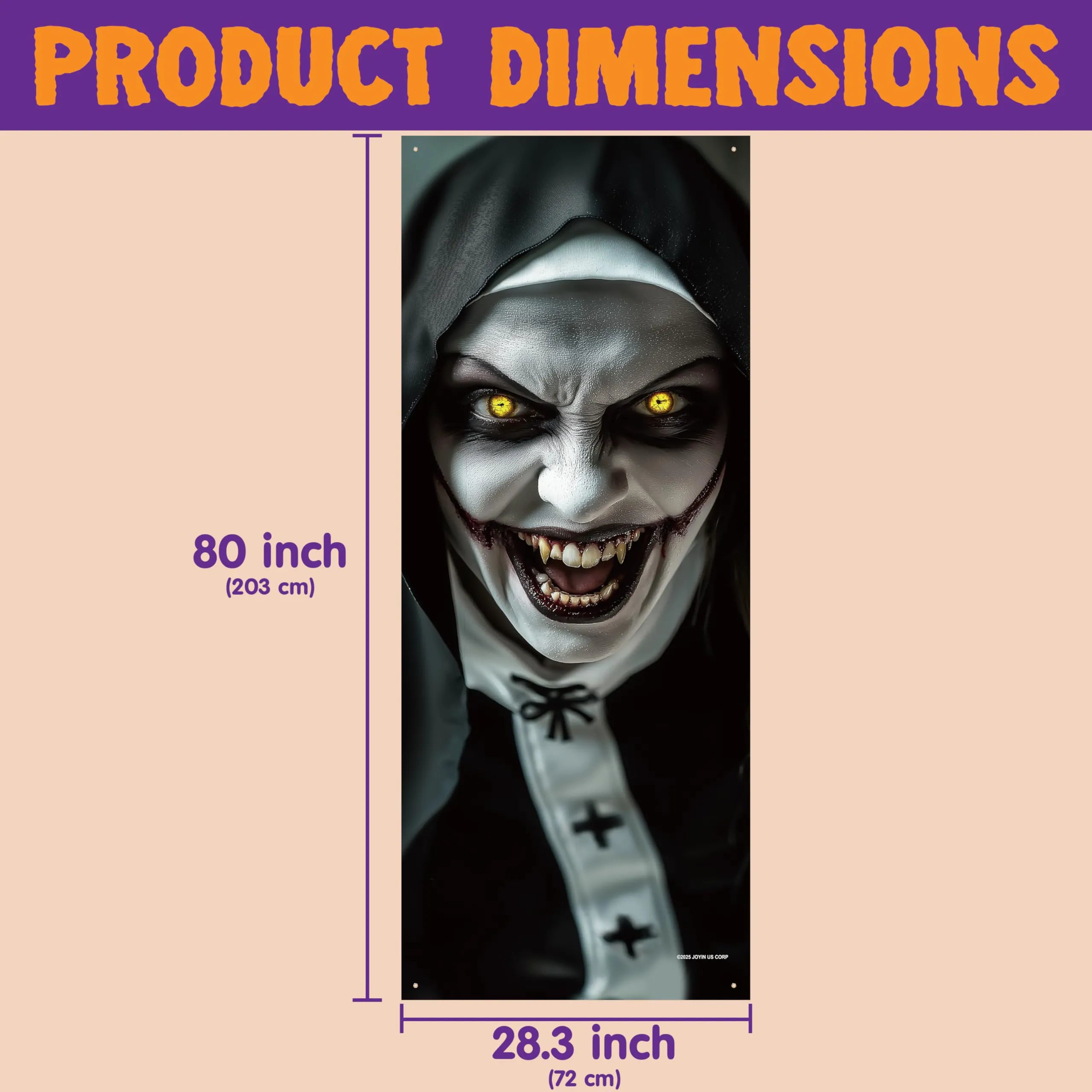Halloween Scary Ghost Door Cover Decorations Indoor