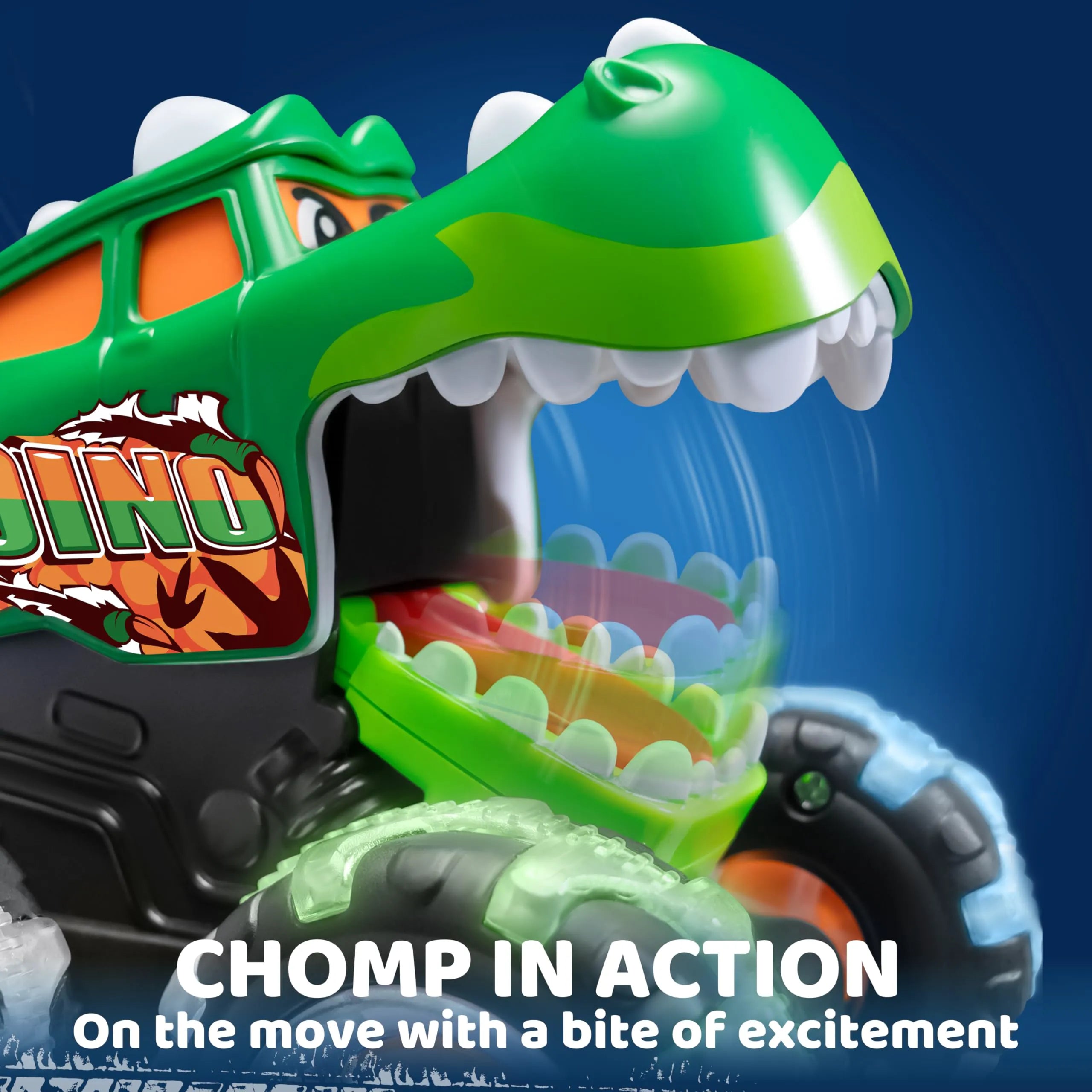3-Pack Monster Truck Toy: Motion-Activated Light-Up Cars for Toddlers