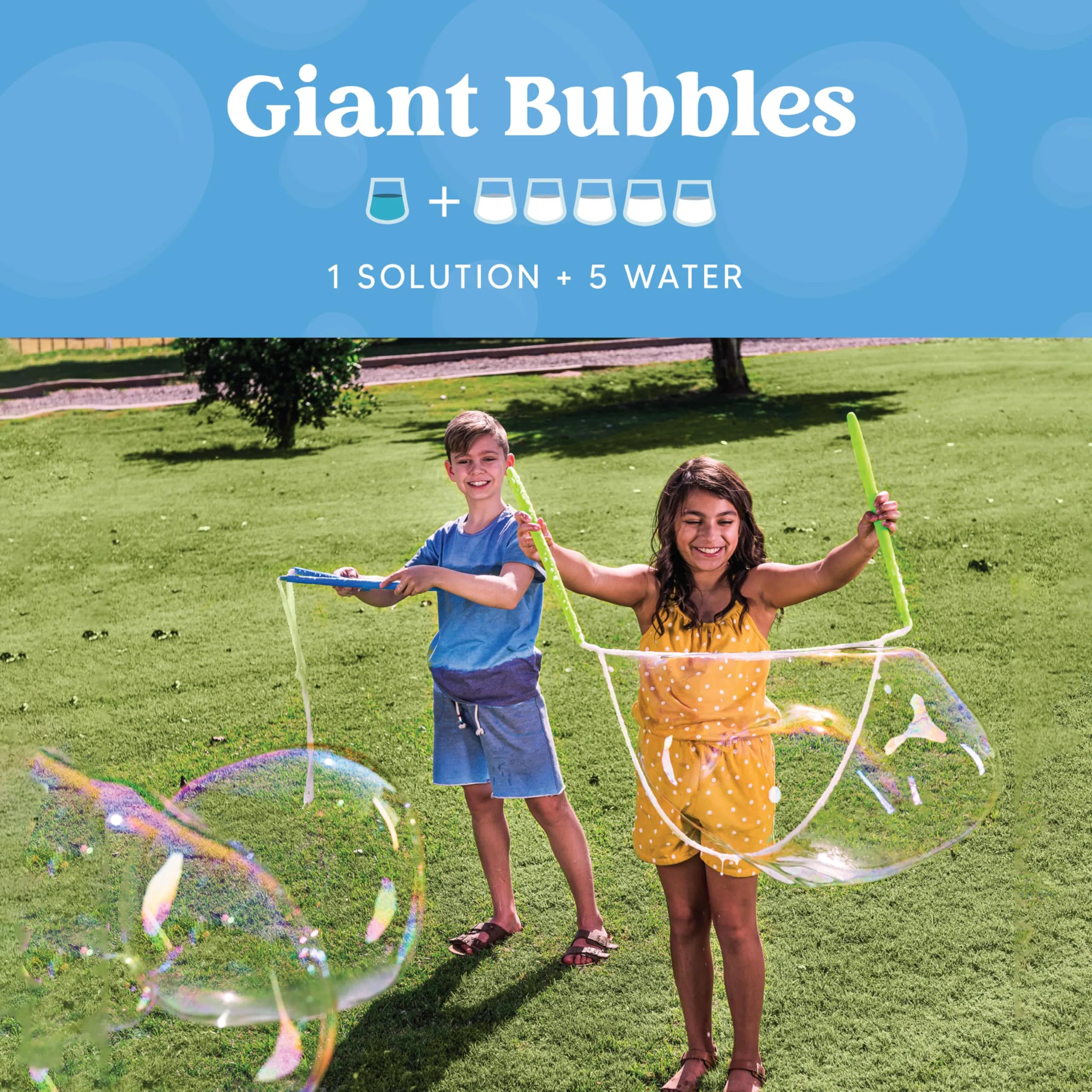 32 oz Bubble Solution Refills (Makes Up to 2.5 Gallons) - Big Bubble Solution