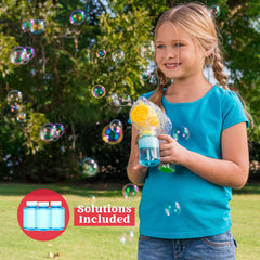 Bubble Guns - 3 Colors, 5 Built-in Wands