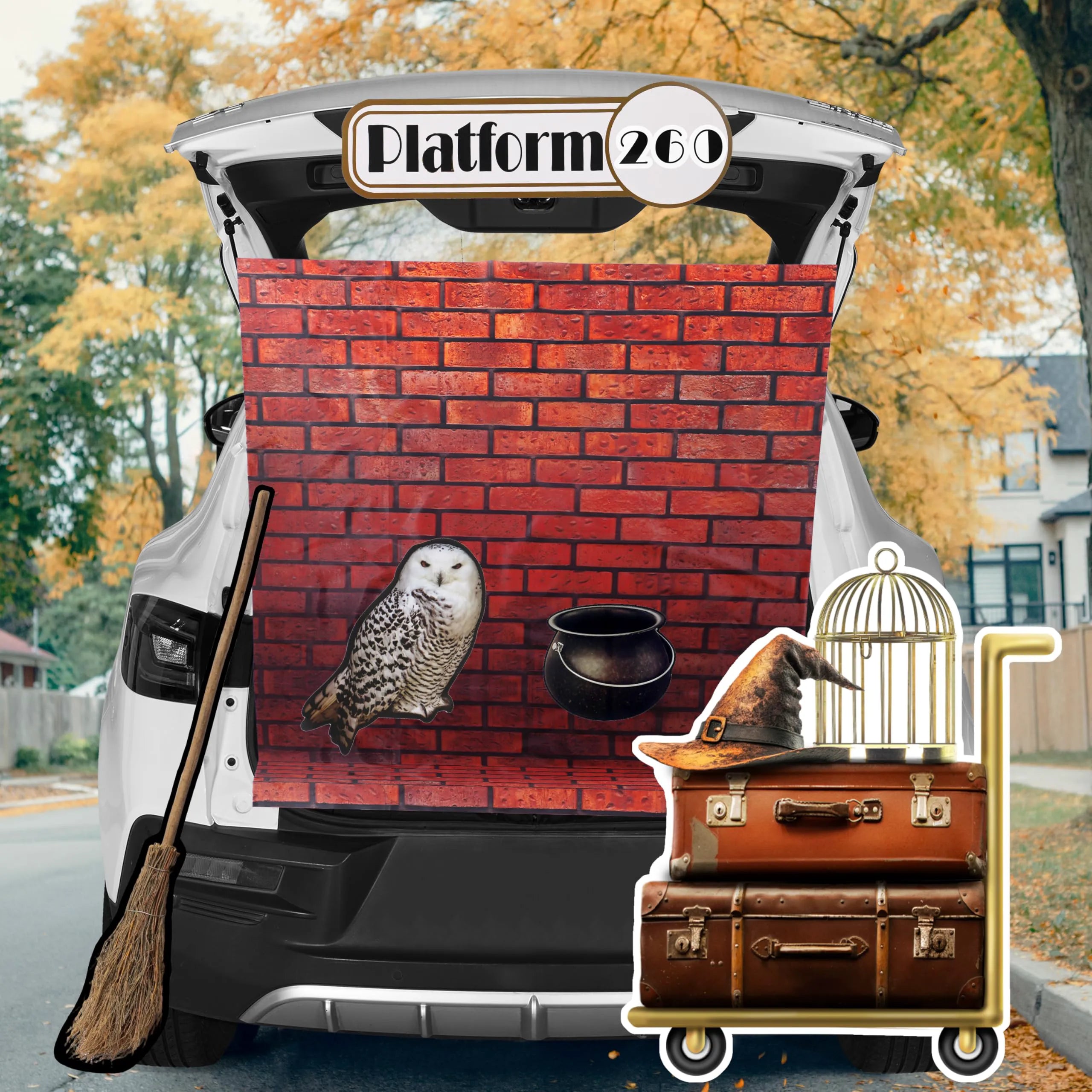 Halloween Magic Platform Car Decorations Kit