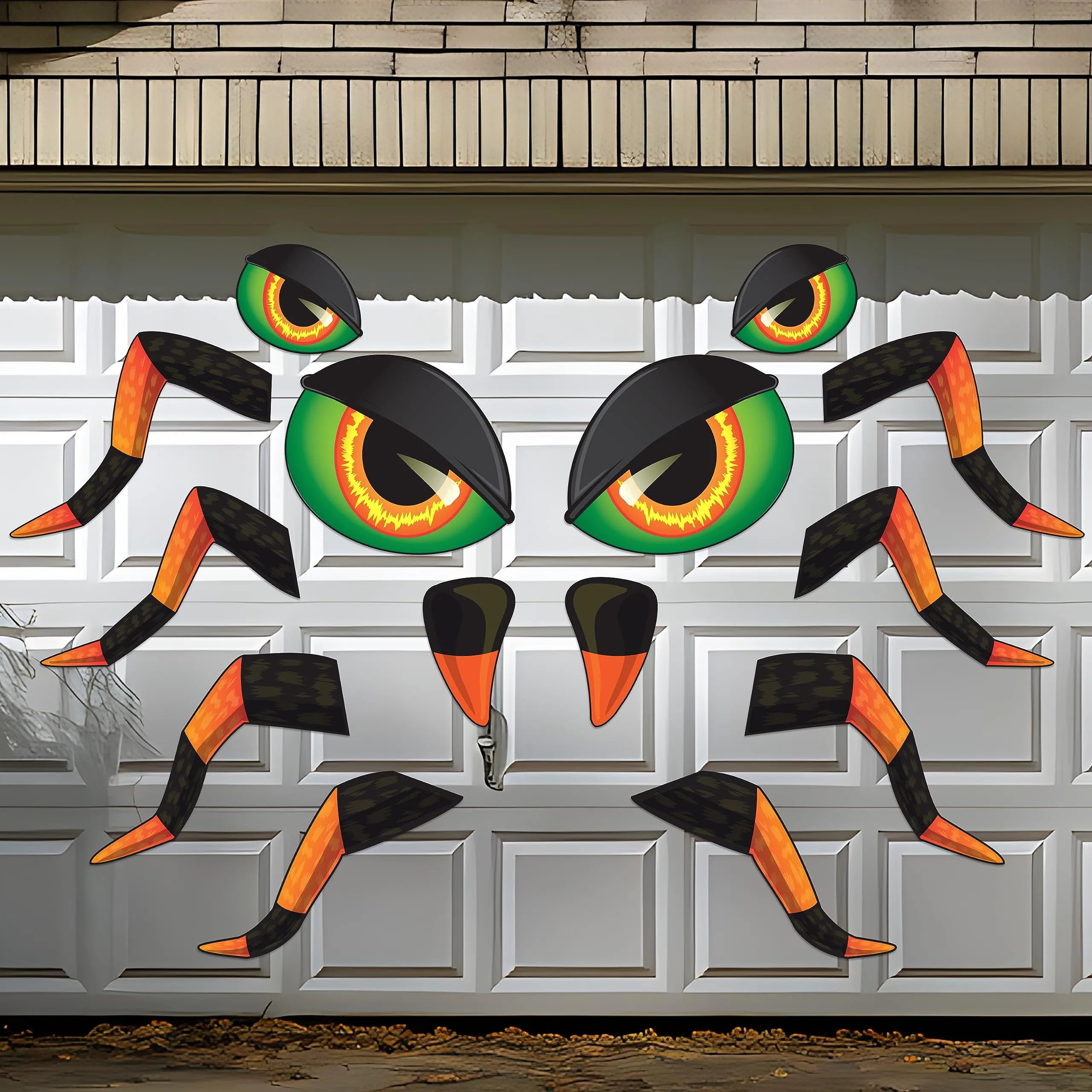 Spider Design Halloween Trunk or Treat Car Decorations Kit for SUV