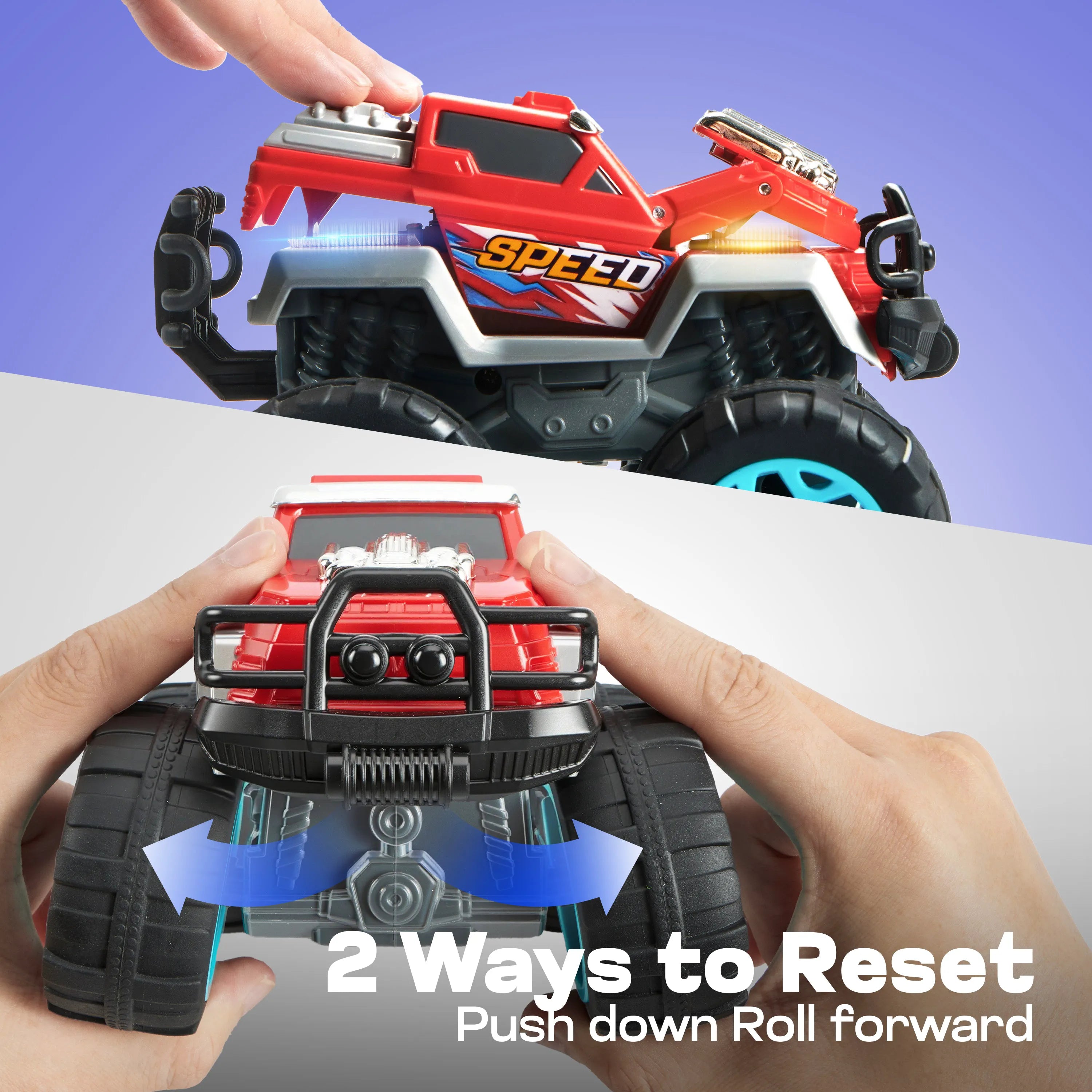 2 Pack Smash and Bump Monster Truck Toys