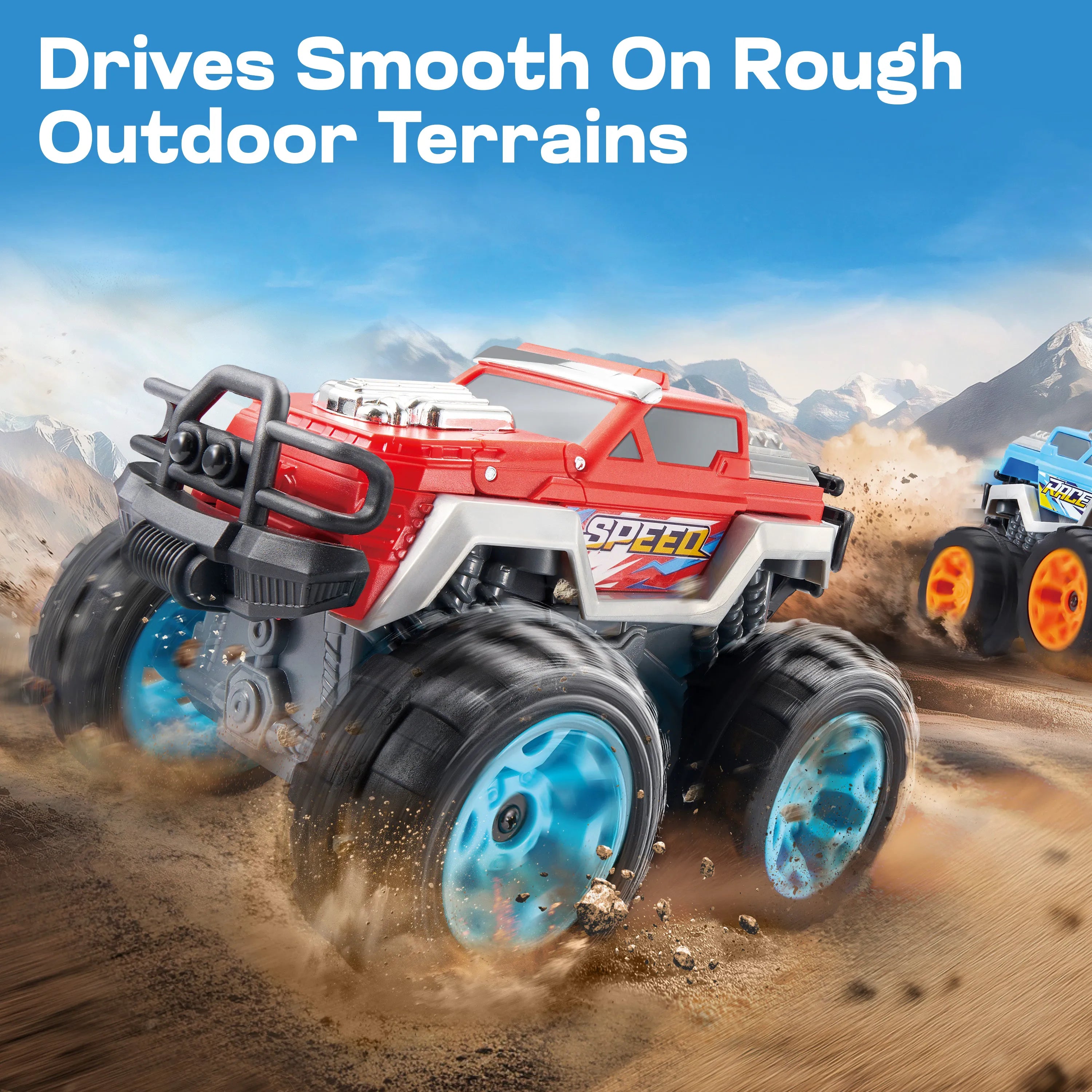 2 Pack Smash and Bump Monster Truck Toys