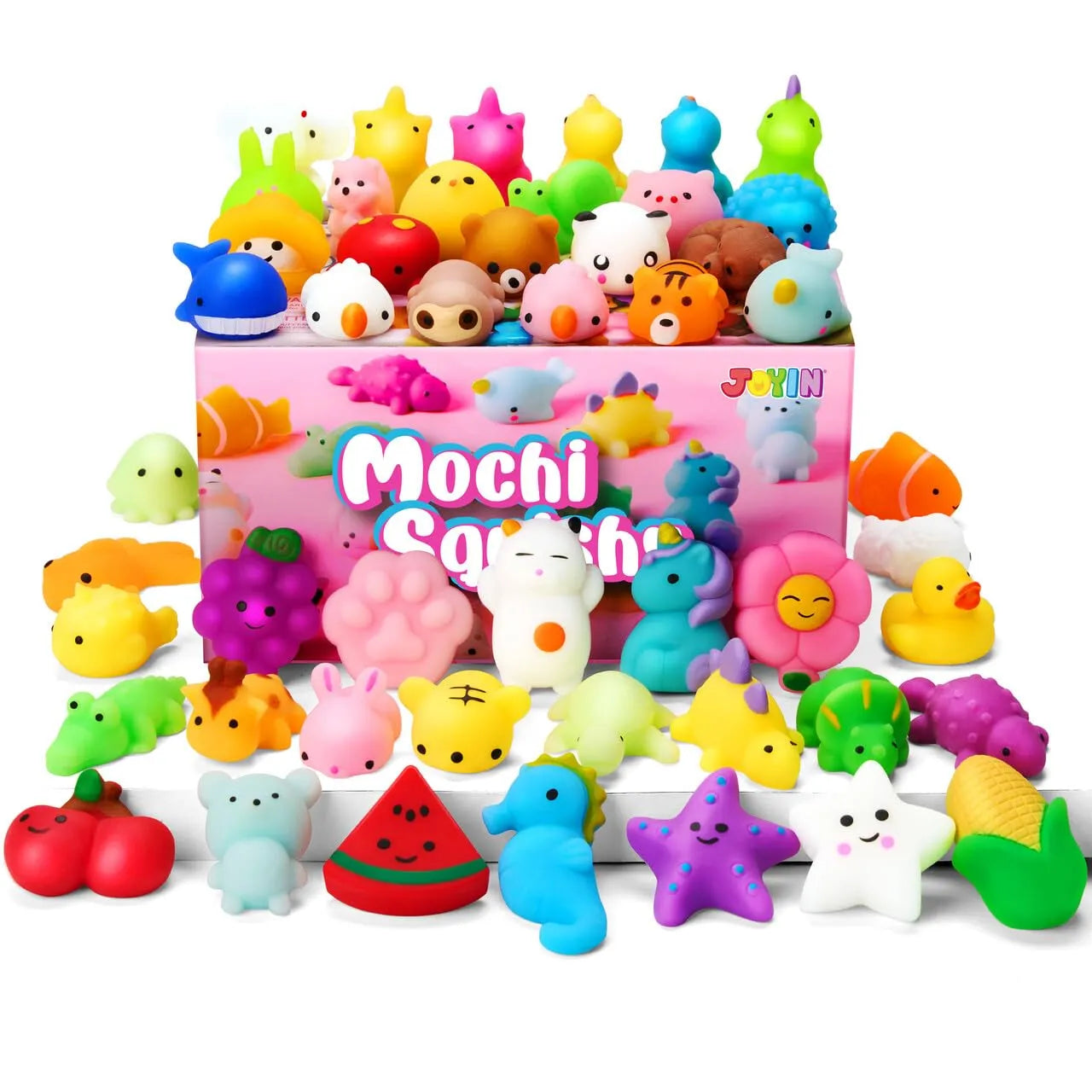 50 Mini Mochi Party Favors for Kids Classroom Prizes