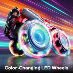 JOIN 3-Pack Monster Truck Toy with Flashing LED Wheels