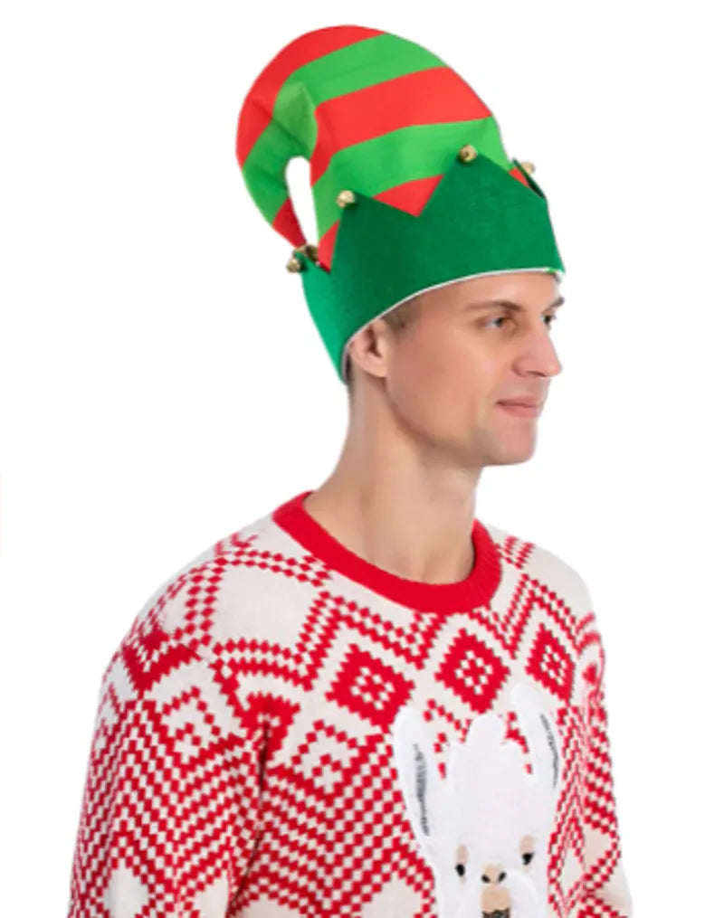 3-Pack Colorful Holiday Elf Hats