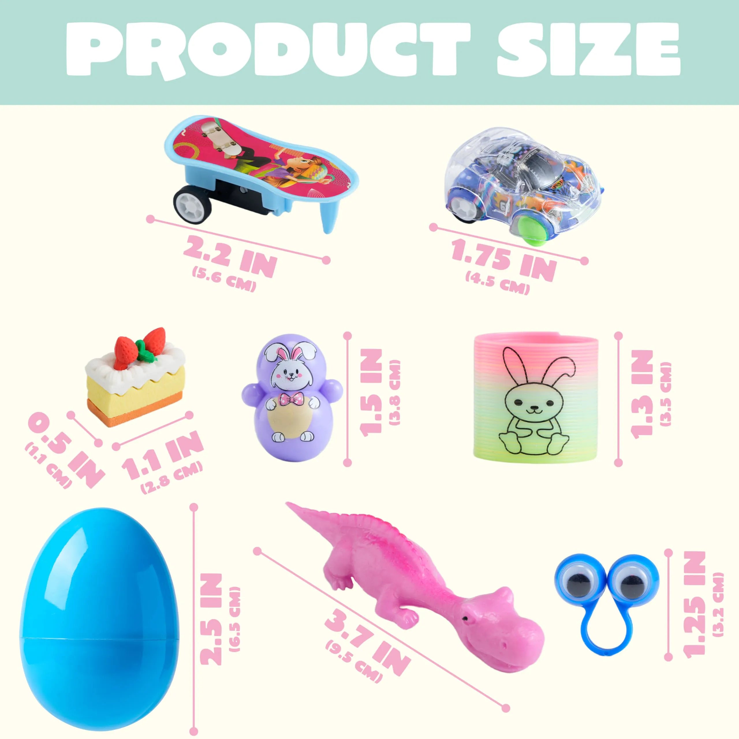 300-Pack Filled Easter Eggs with Toys
