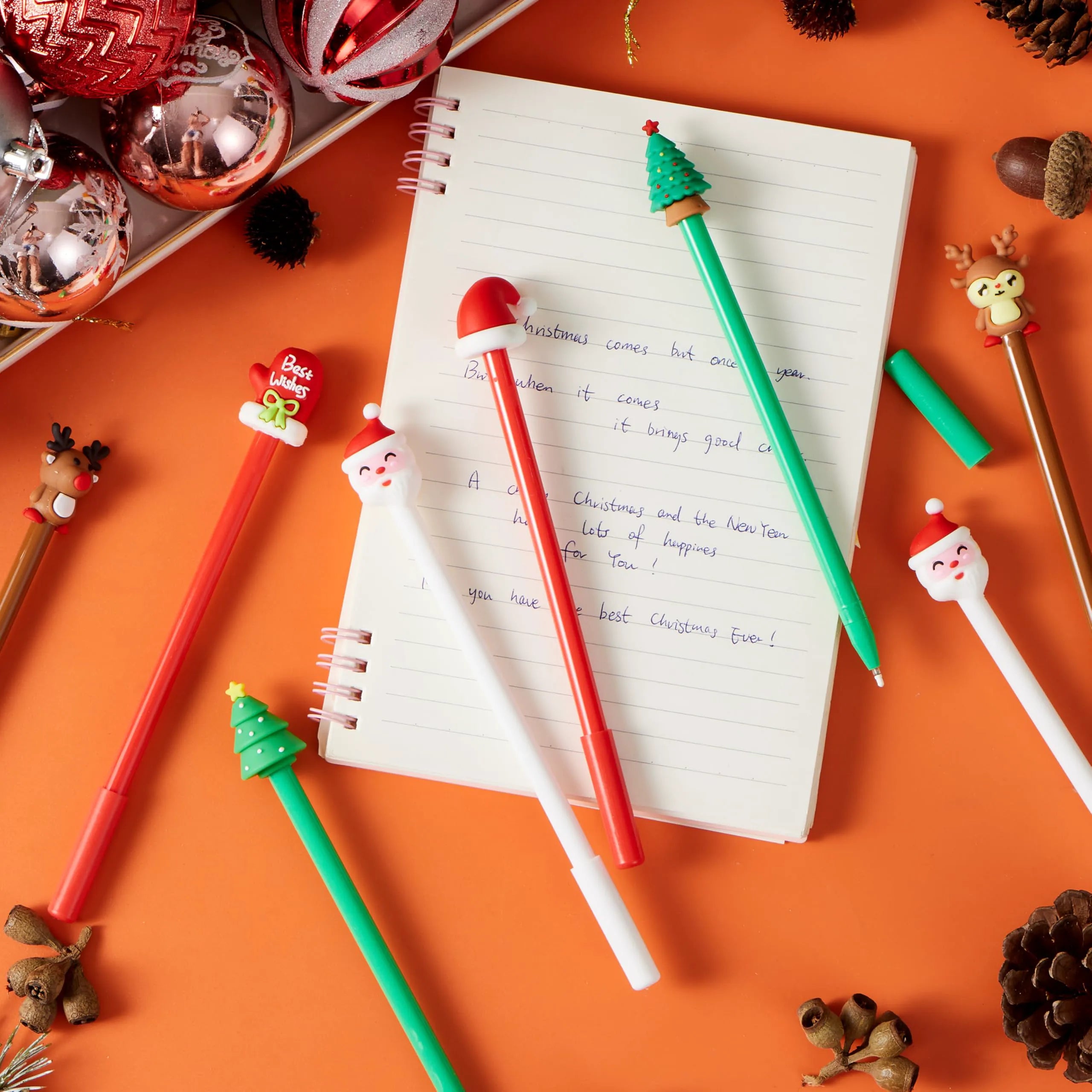24-Pack Christmas Fun Pens