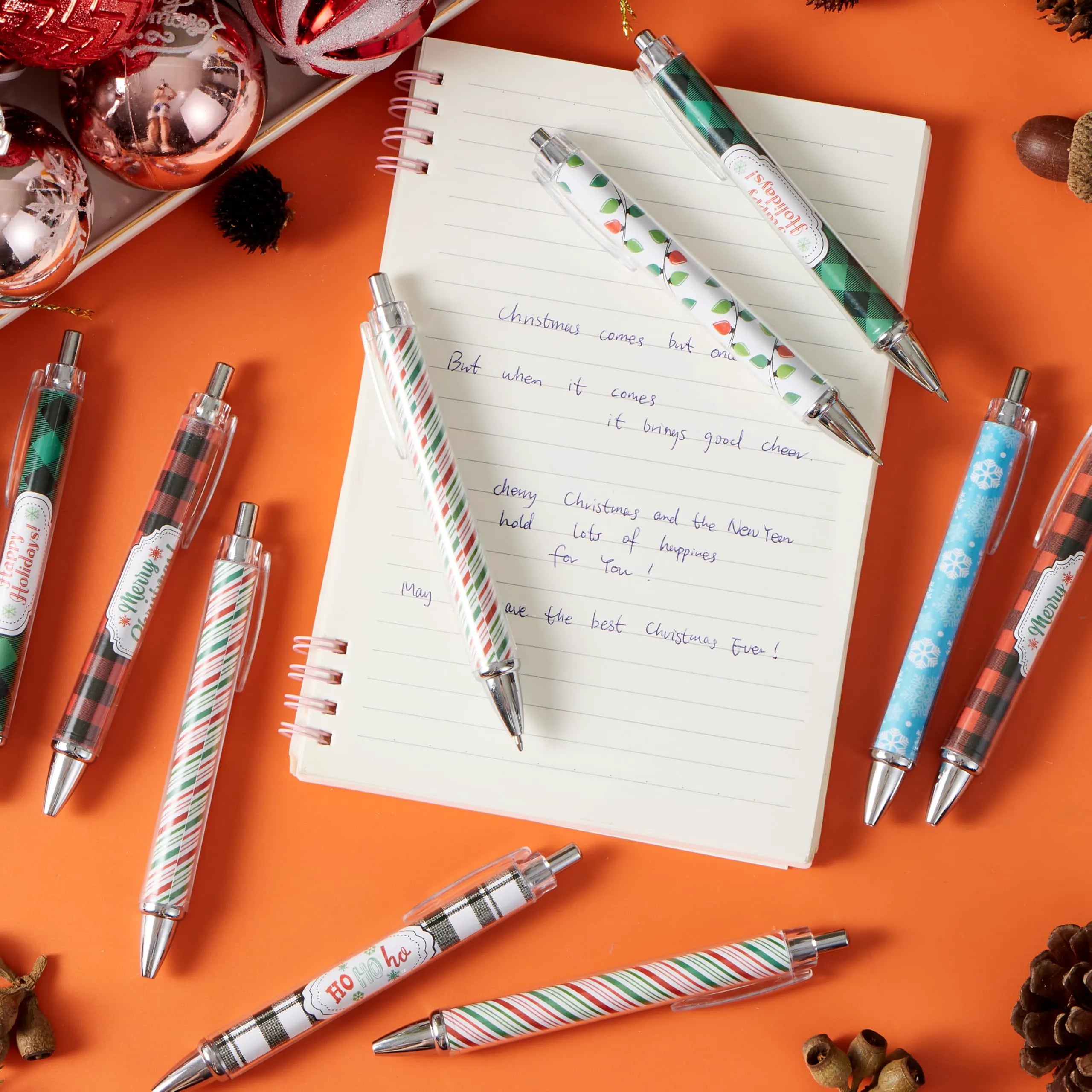 24 Pack Christmas Ballpoint Pens