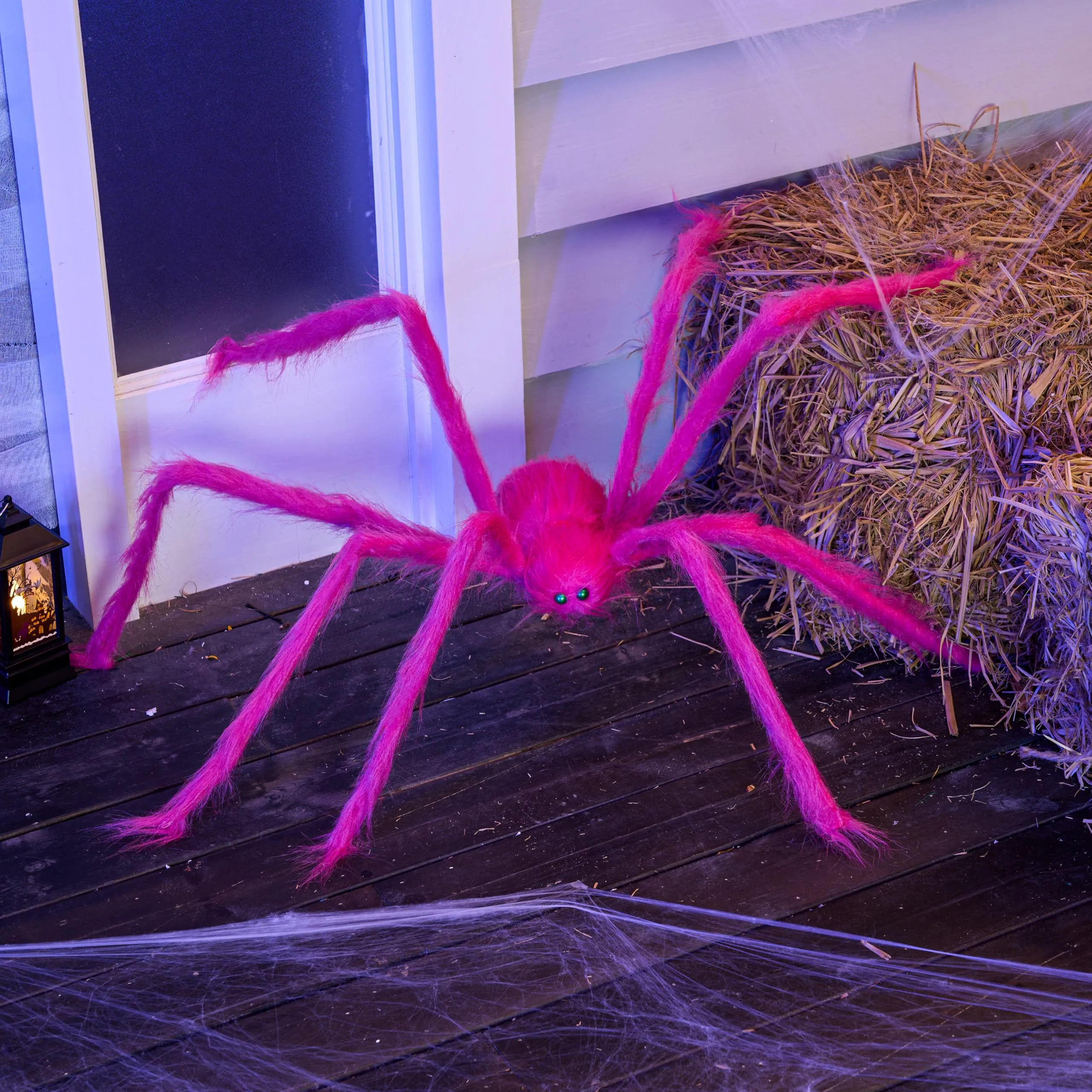 5 Ft Halloween Spider Decorations for Outdoor Use