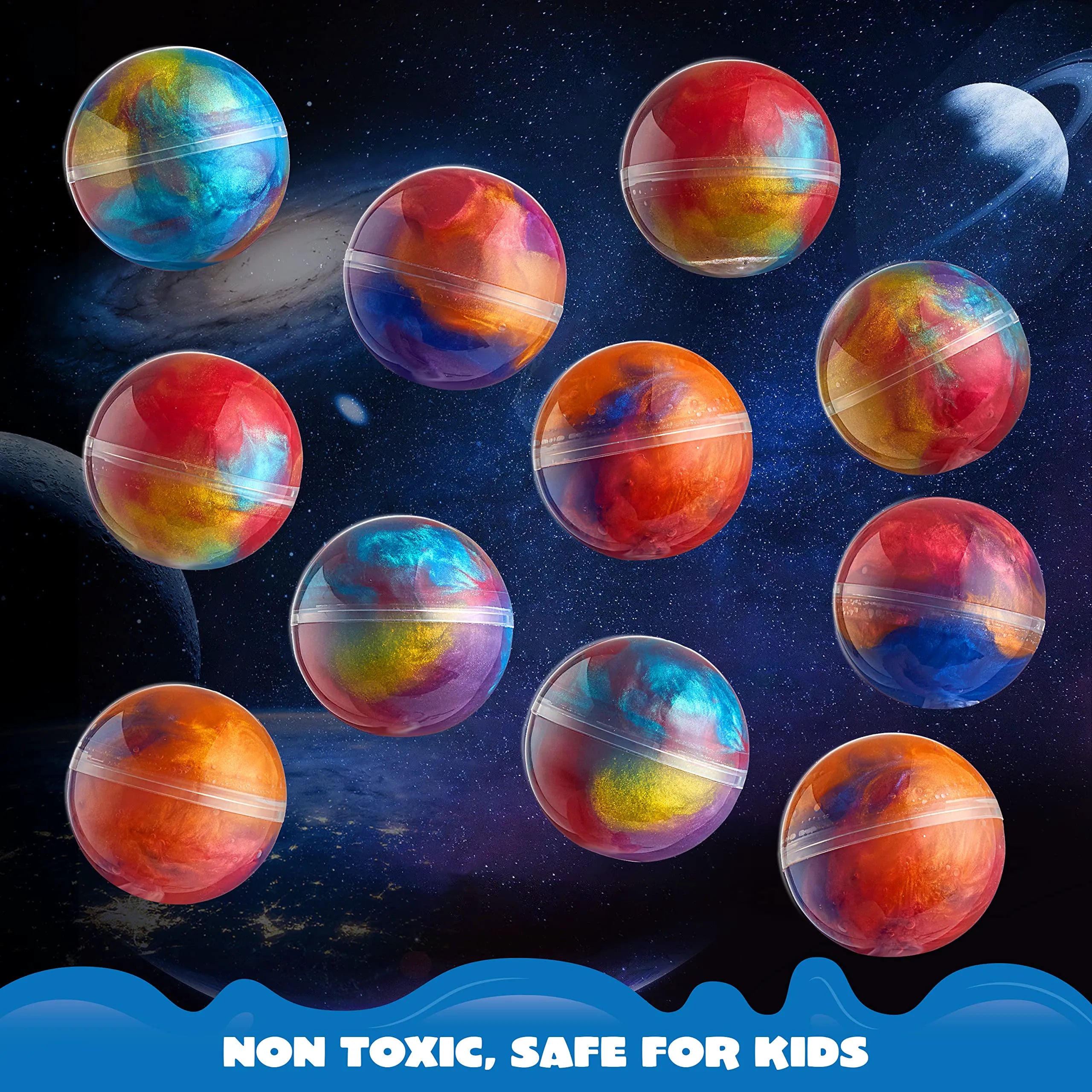 24 Pack Galaxy Slime Ball Party Favors