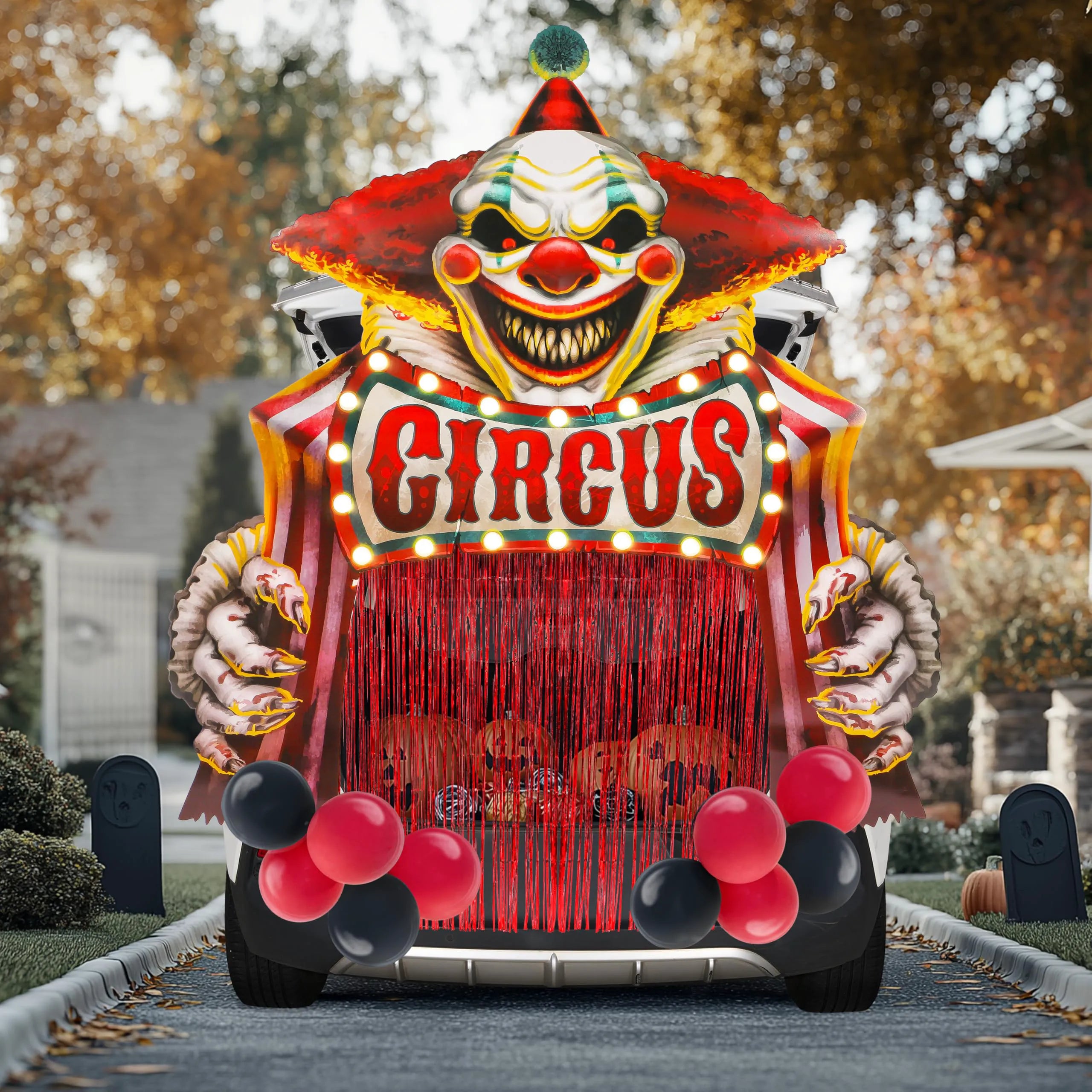 Halloween Clown Circus Carnival Decoration Kit