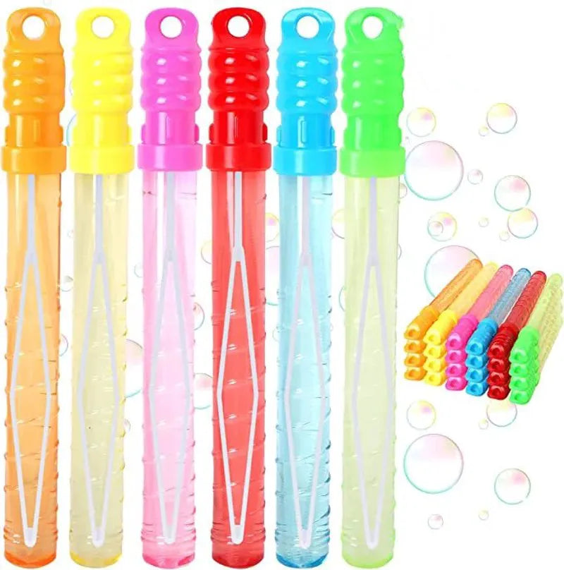 6-Color Bubble Wands, 24-Pack