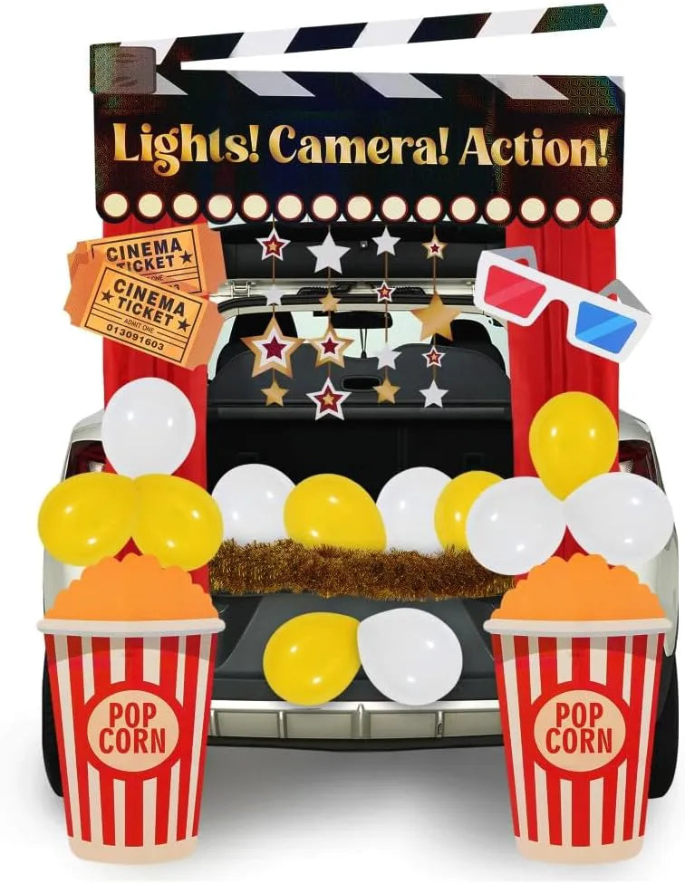 Trunk or Treat Cinema Car Decoration Kit