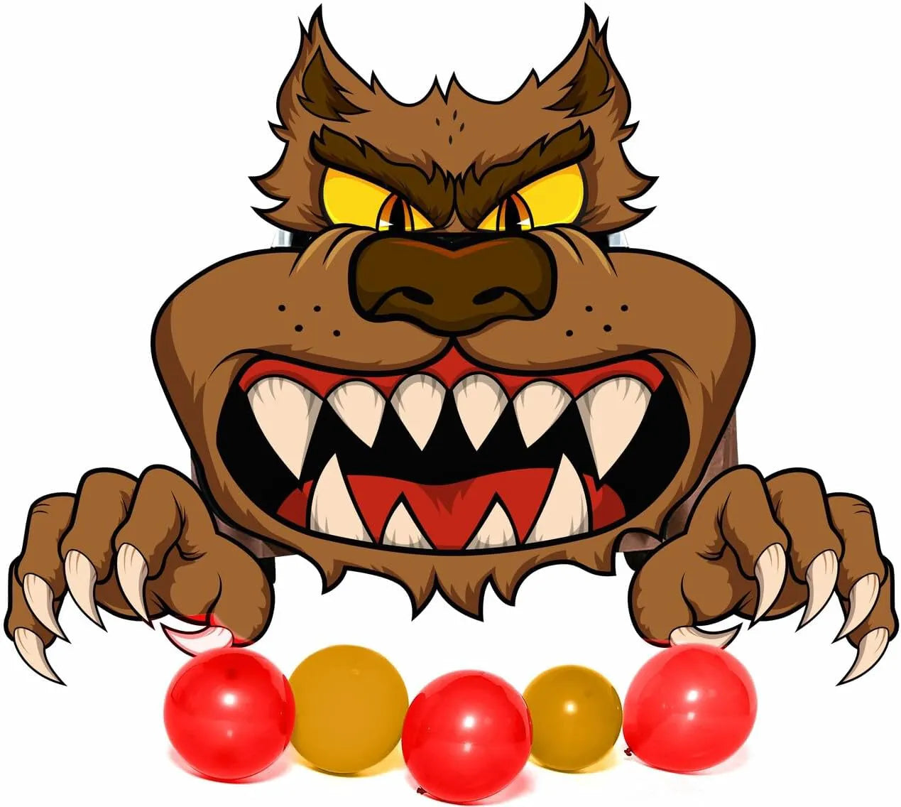 Spooky Werewolf Trunk or Treat Car Decorations Kit for Halloween