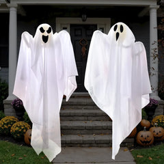 2 Pack 27.5" Halloween Hanging Ghosts Outdoor Decoration
